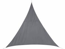 Voile d'ombrage triangulaire 2 x 2 x 2 m curacao - gris