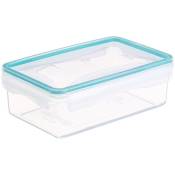 5five - boîte de conservation plastique clipeat 1,19l - Transparent et bleu