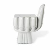 Chaise Fist / Table d'appoint - Plastique - Pols Potten blanc en plastique
