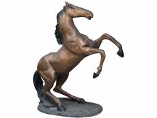 Cheval en fonte de bronze l125xpr62xh154 cm