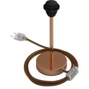 Creative Cables - Alzaluce pour abat-jour - Lampe de table en métal 20 cm - Cuivre - Cuivre
