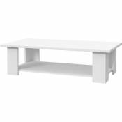 Cstore PILVI - table basse rectangulaire - blanc mat