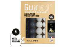 Guirlande boule lumineuse 32 led voice control - minuit