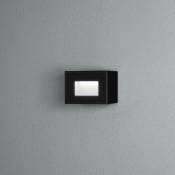 Konstsmide Lighting - Konstsmide Chieri Applique Murale Carrée Effet Extérieur 4W led Haute Puissance Noir, IP54
