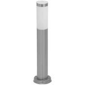 Lampe de table lampadaire de la lampe torche extérieure Inox acier inoxydable coloré métal plastique / blanc Ø11cm b: 12,6cm h: 45cm IP44