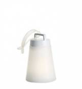 Lampe sans fil Sasha Mini / LED - H 24,5 cm - Carpyen blanc en plastique