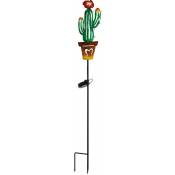 Lampe solaire d'extérieur LED plug-in cactus design jardin terrasse décoration terre pointe lampe colorée Eglo 48714