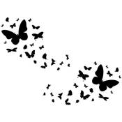 Le Monde Des Animaux - Autocollant Mural Papillons