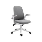 MH - Chaise de bureau vadim grise et blanche