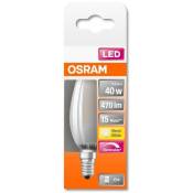 OSRAM Ampoule LED Flamme verre dépoli variable 4,5W=40