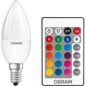 Osram - Set 2 Ampoules 4.5W led rgb + Blanc Chaud 2700K E14 Connection Avec Télécommande