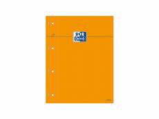 Oxford bloc-notes agrafé - 29,7 cm x 23 cm x 0,9 cm - 160 pages - 80g - orange AUC3020121062883