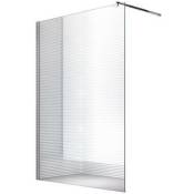 Paroi de douche à l'italienne - Verre 10 mm 40x200cm - Transparent - Glaszentrum Hagen