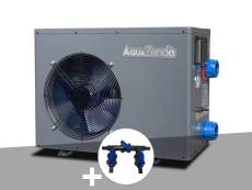 Pompe à chaleur 8 kW Aqua Premium 8000 + Kit by-pass Ø 32/38/50 mm - AquaZendo