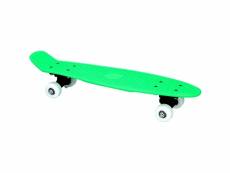 Skateboard complet 57 cm vert retro plastique