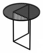 Table basse Iso-A / Ø 47 x H 45 cm - Petite Friture noir en métal