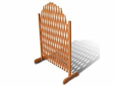 Vidaxl barrière en bois extensible 180 x 100 cm 41296