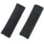 2 Fourreaux noirs de ceinture de securite - Noir