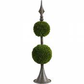 A&B Home Topiary Boule en buis avec Support en métal