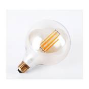 Ampoule led Globe à Filament E27 G125 8W 800lm - Blanc Chaud - Blanc Froid - Blanc Chaud
