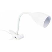 Atmosphera - Lampe Pince Design Sily 43cm Blanc