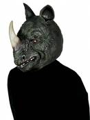 Caoutchouc masque adulte rhinocéros