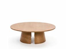 Cep - table basse ronde en bois ø110cm - couleur -