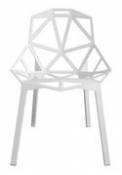 Chaise empilable Chair One / Métal - Magis blanc en