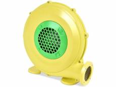 Costway pompe electrique gonflable de ventilateur d’air de château gonflable, souffleur electrique avec moteur, jaune