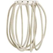 Creative Cables - Abat-jour Cablò multicolore 50 cm Lin blanc - Lin blanc