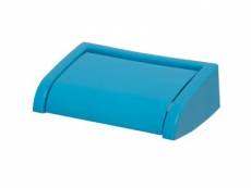 Dérouleur de papier toilette plastique bleu Palmi