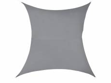 [en.casa] voile d'ombrage toile d'ombrage toile de protection polyester polyuréthane quadrilatéral gris foncé 2x4 m