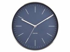 Horloge minimal bleu - karlsson