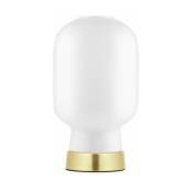 Lampe à poser blanche en laiton et verre 26,5 cm Amp blanc/Brass - Normann Copenhagen