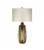 Lampe de table Newham Bronze céramique / ombre de perles 66,7 Cm