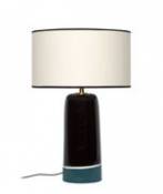 Lampe de table Sicilia Large / H 57 cm - Céramique - Maison Sarah Lavoine bleu en tissu