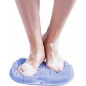 Laveur de pieds de douche, Tapis de massage des pieds patin de lave-pieds avec ventouse pour plancher de douche(Blue) - Dpzo