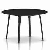 Magis Steelwood Table Ø120 Noir/Noir