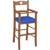 Okaffarefatto - Chaise haute en merisier avec assise
