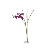Orchidée en illusion d'eau artificielles violette