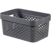 Panier infinity dots 4,5L - recycle, Gris Anthracite,