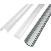 Profilé aluminium suspendu ou saillie diamètre 28mm (2m)