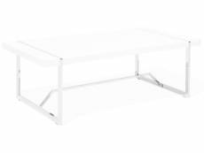Table basse rectangulaire blanche tulsa 79166