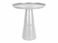 Table d'appoint en aluminium force 40 x 43 cm ivoire