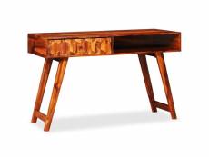 Table d'écriture bois massif de sesham 118 x 50 x