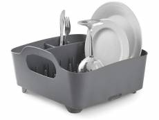 Umbra - egouttoir à vaisselle avec poignées de transport gris