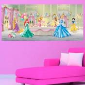 Ag Art - Poster géant Anniversaire Princesse Disney intisse 202X90 cm