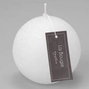 Amadeus - Bougie grande sphère blanc (lot de 6) - Blanc