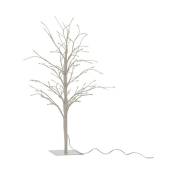 Arbre lumineux branche led blanc en métal 57x20x20 cm - Blanc