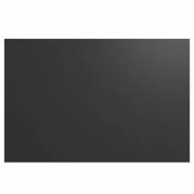 Crédence aluminium noire brillante 120 x 80 cm